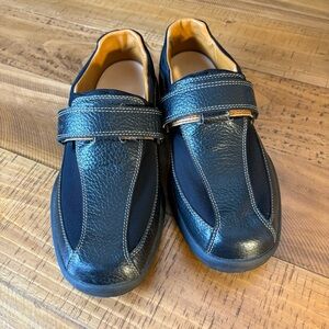 Dr. Comfort Douglas Elegant Black Leather Loafers for Men LIKE NEW